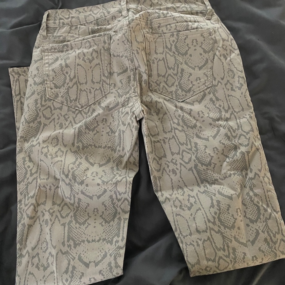 Snake Skin Jeans